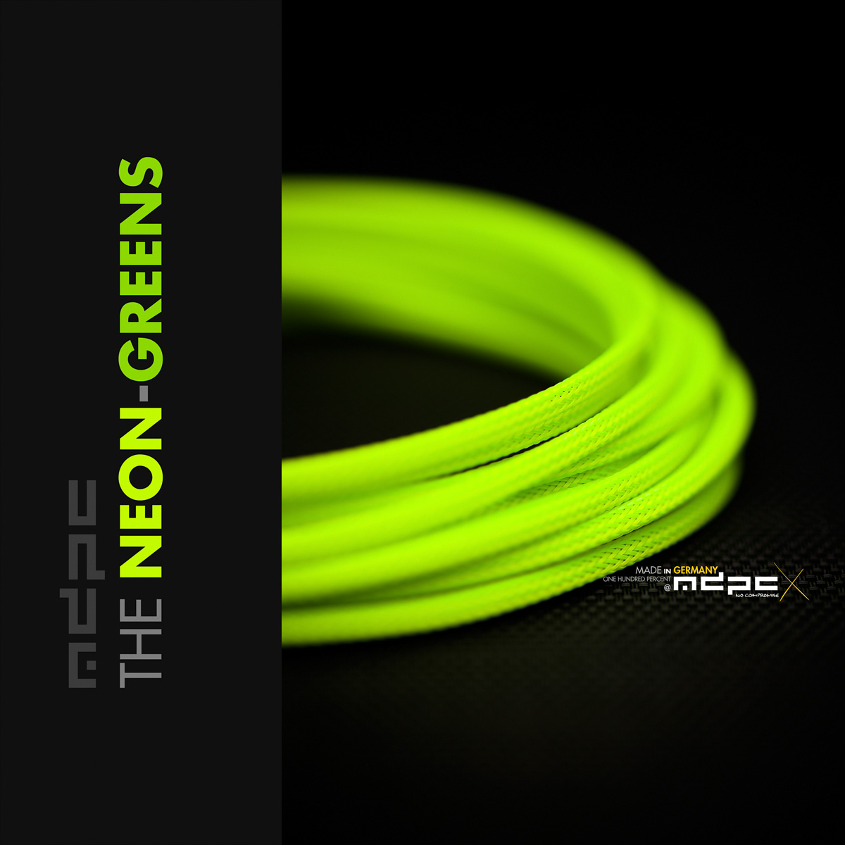 THE Neon-Greens Cable Sleeving SMALL