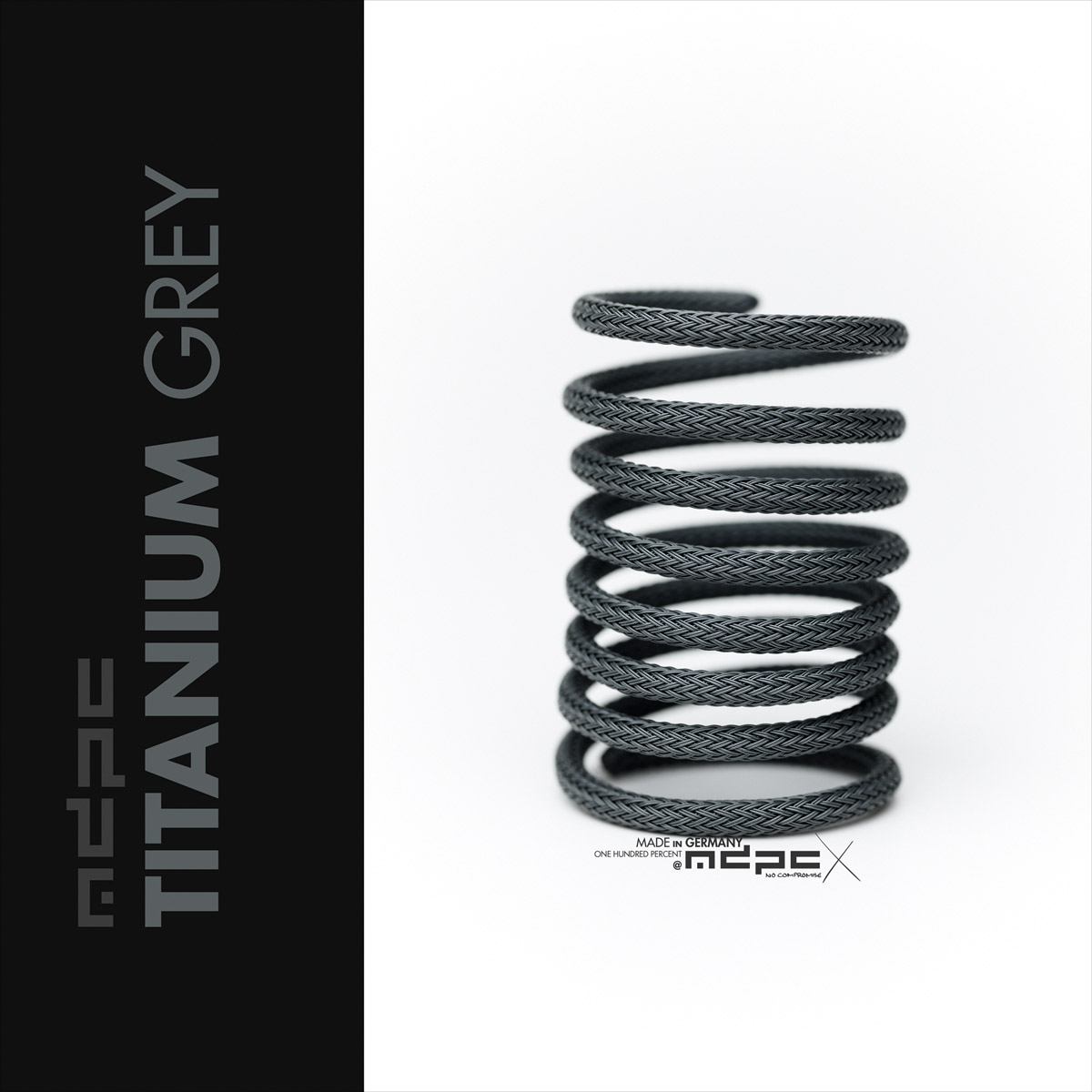 Titanium-Grey Sleeving MICRO 100m