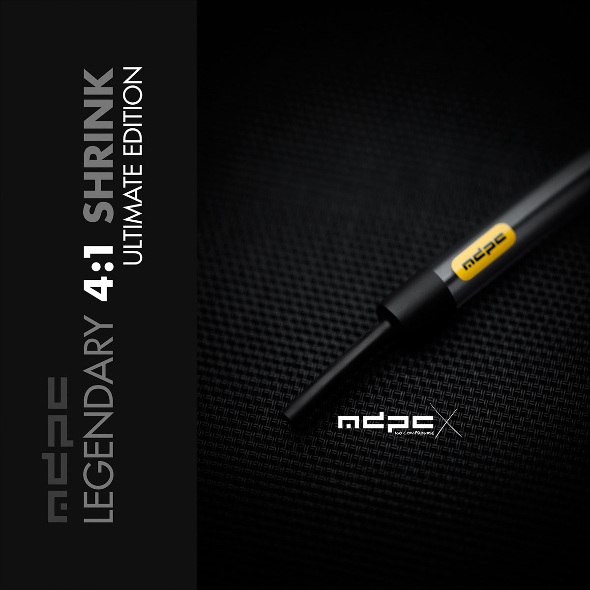 Black Heat-Shrink 4:1 MEDIUM