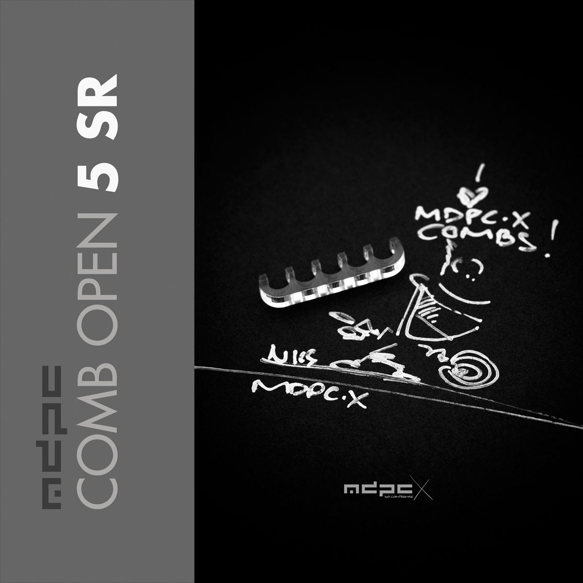 Cable-Combs TRANSPARENT Open-5-SR