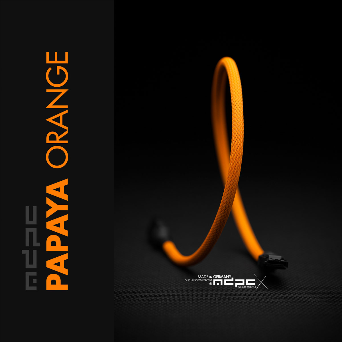 Papaya-Orange Cable Sleeves MEDIUM