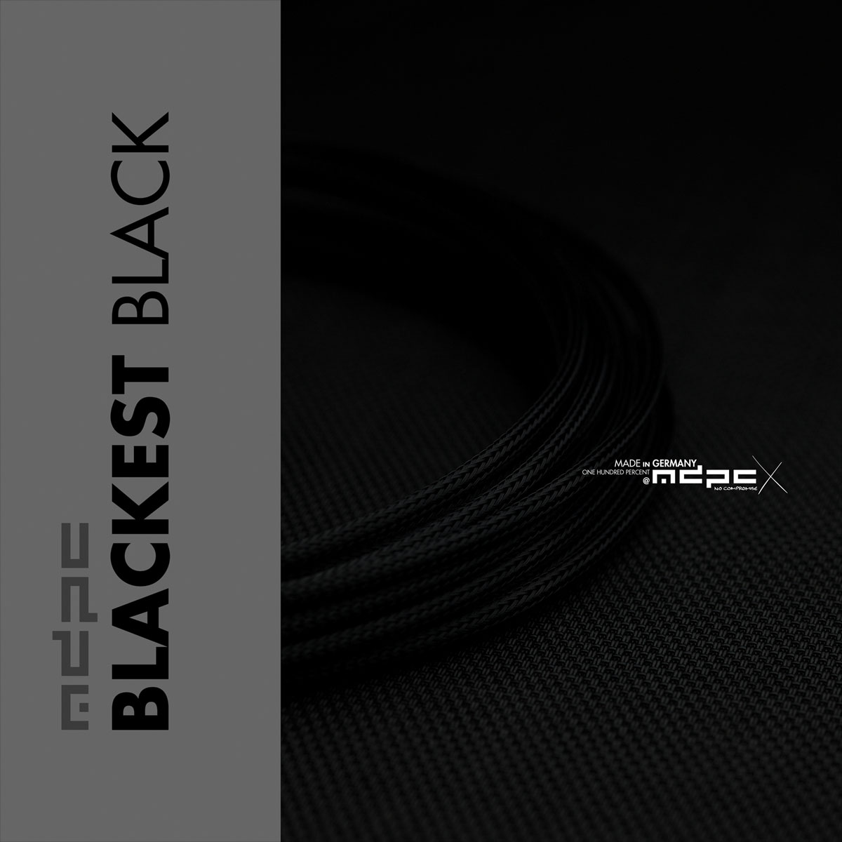 Blackest-Black Cable Sleeving SMALL