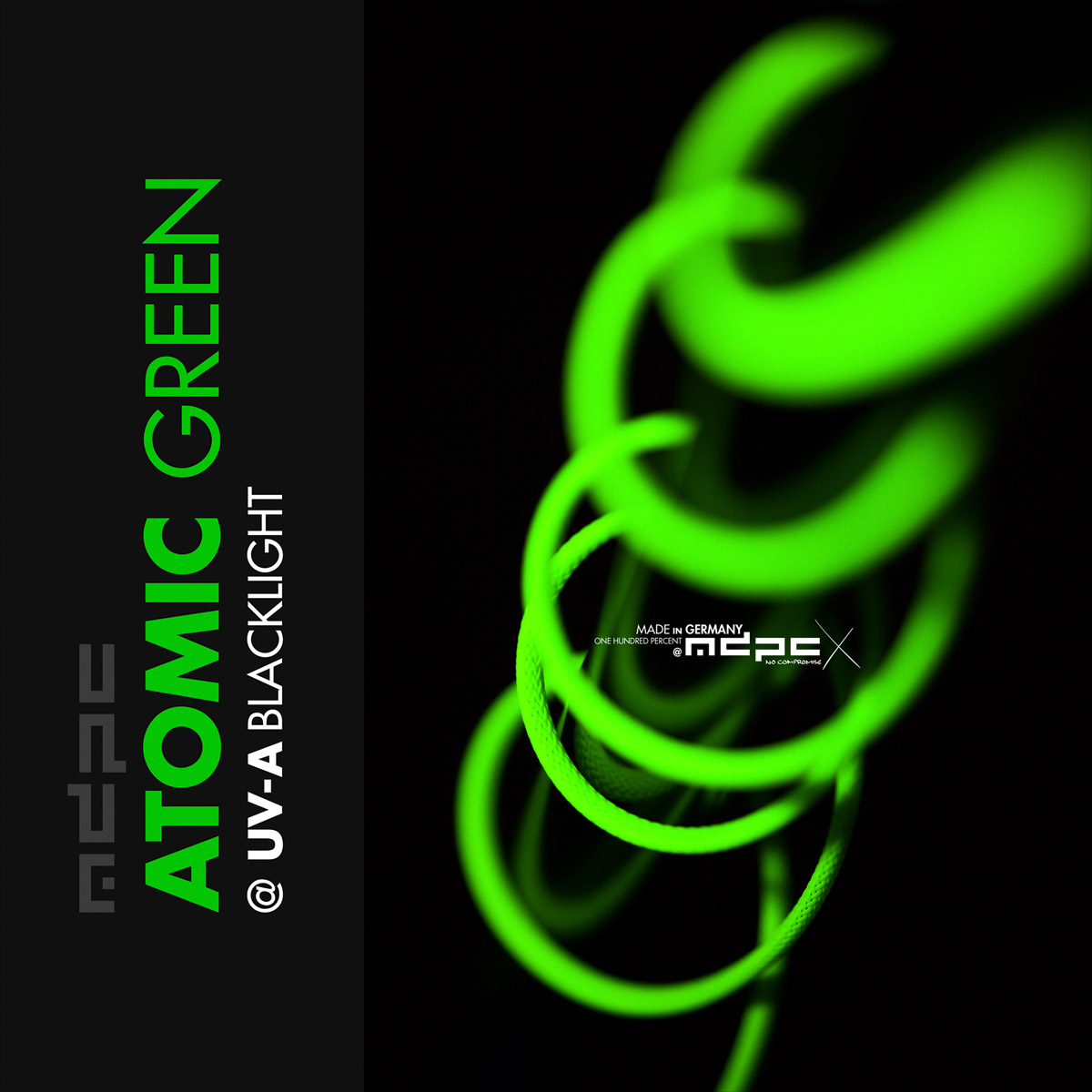 Atomic-Green Cable Sleeving SMALL