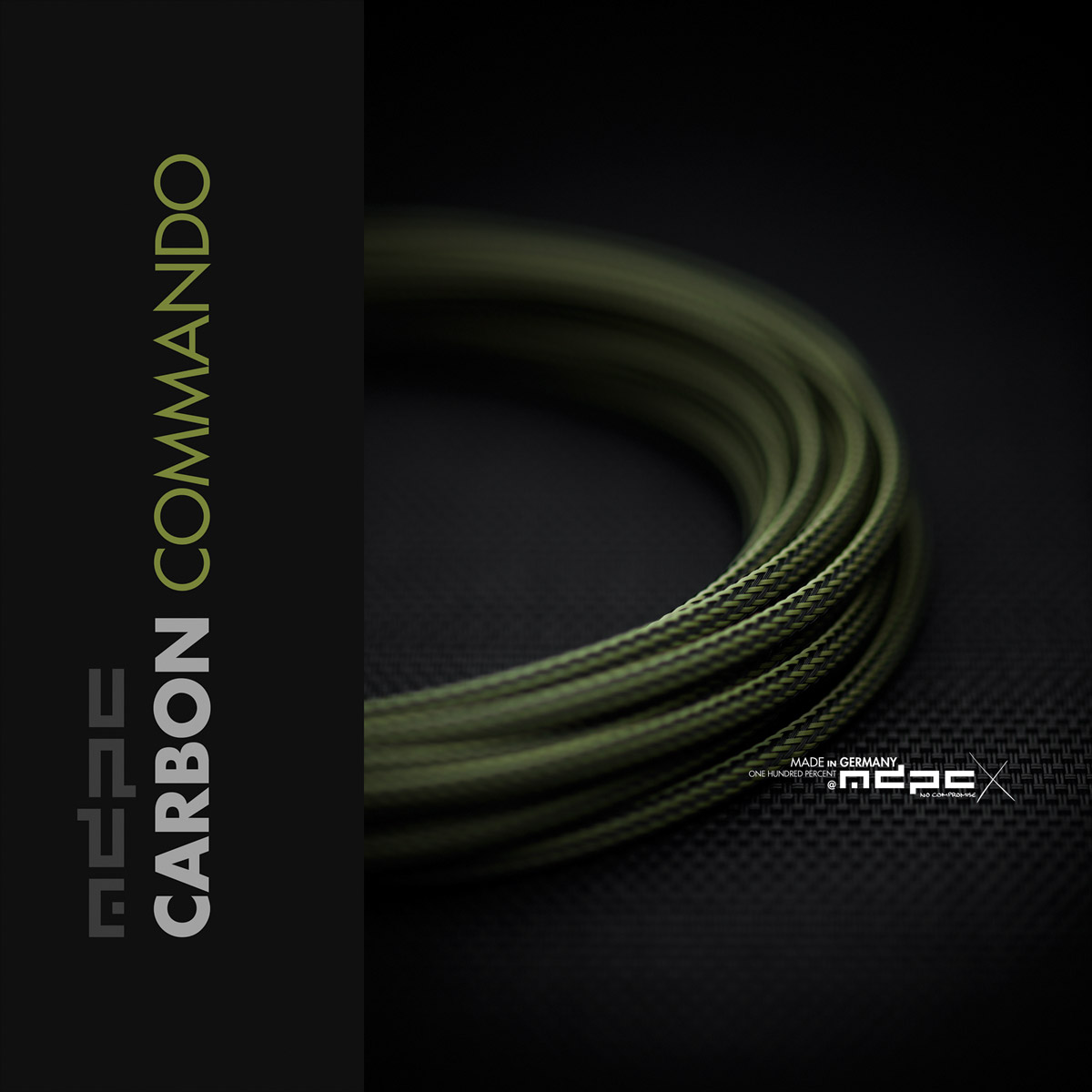 Carbon-Commando Cable Sleeving SMALL