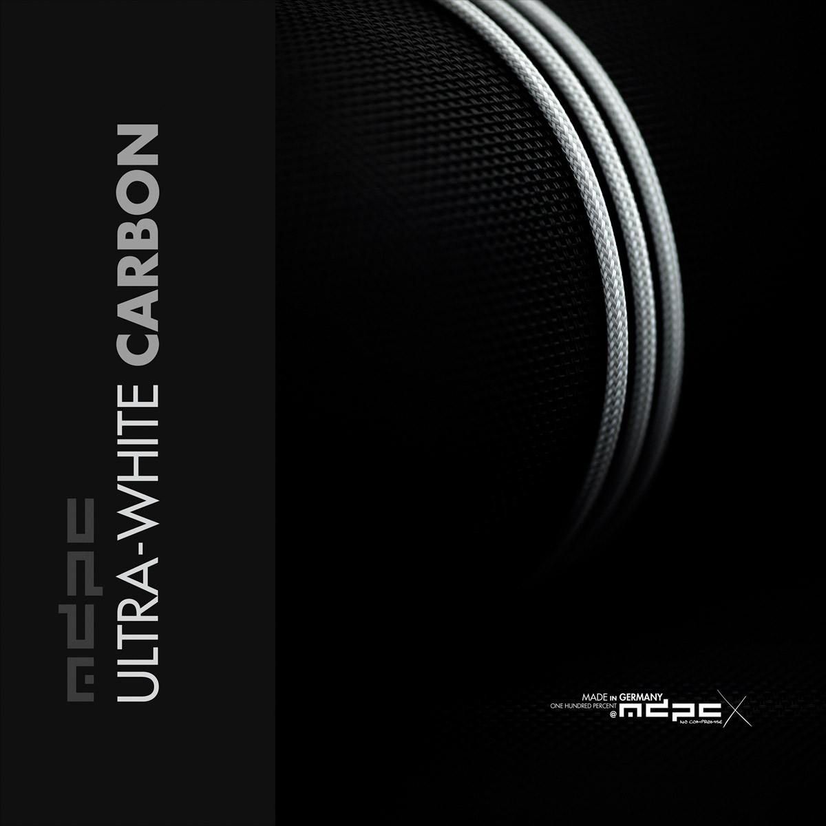Ultra-White-Carbon Cable Sleeve XTC