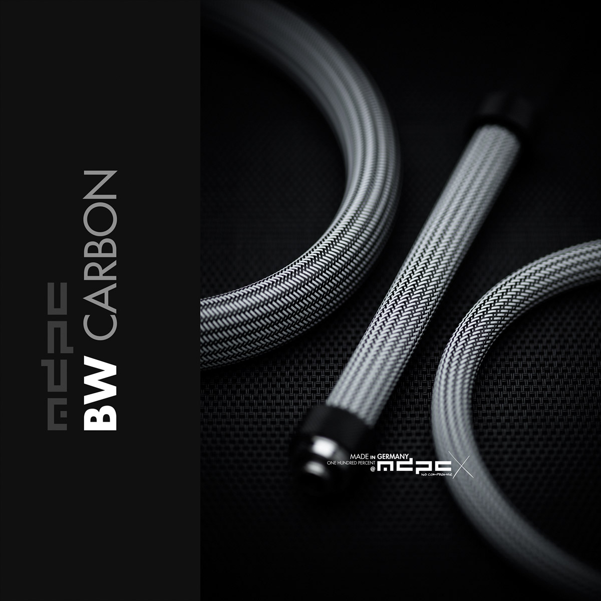 B&W-Carbon Cable Sleeve BIG