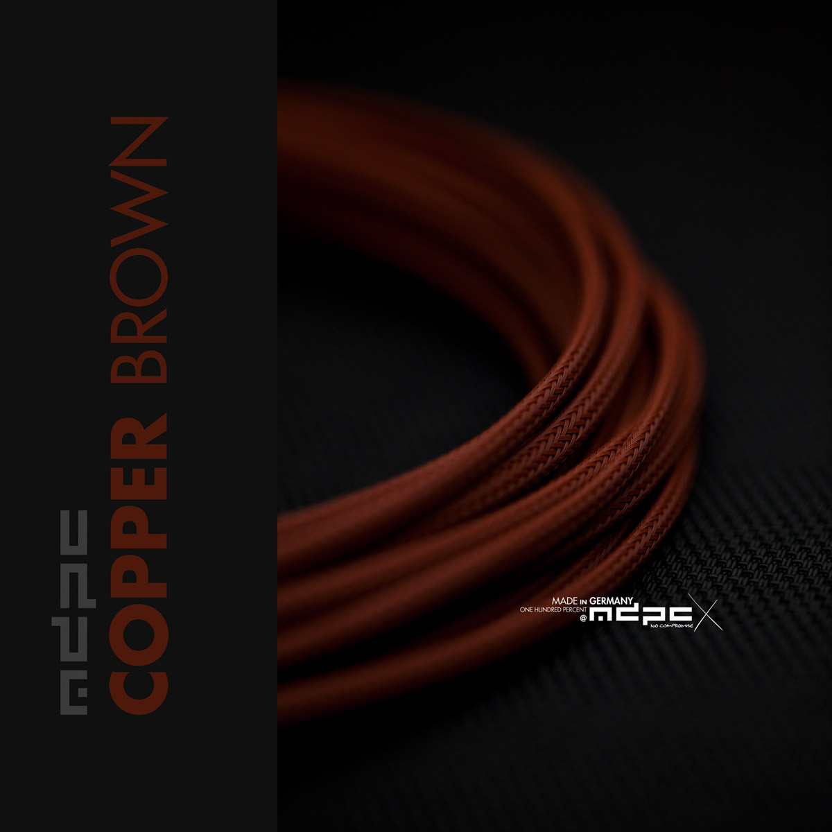 Copper-Brown Cable Sleeving SMALL