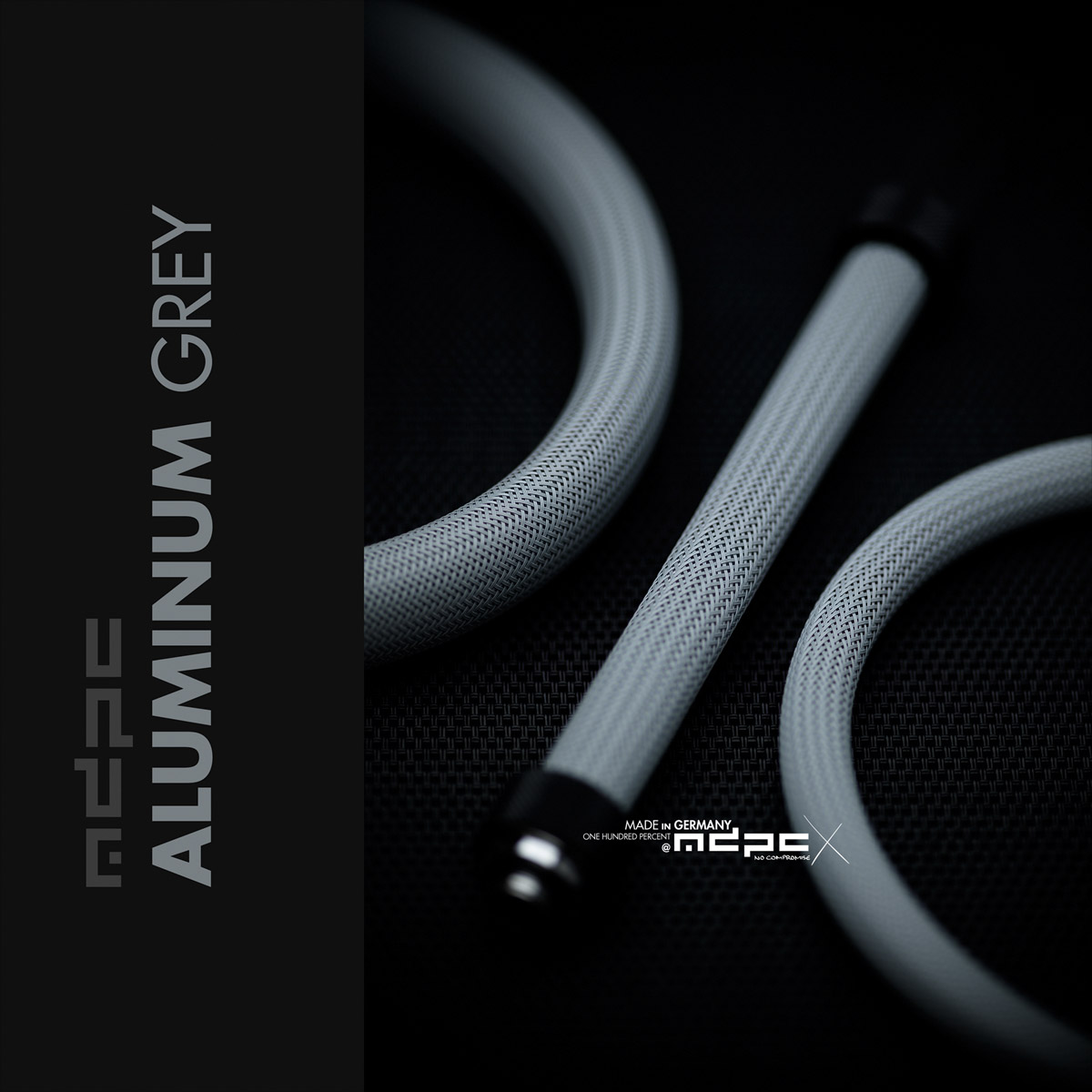 Aluminum-Grey Cable Sleeve BIG