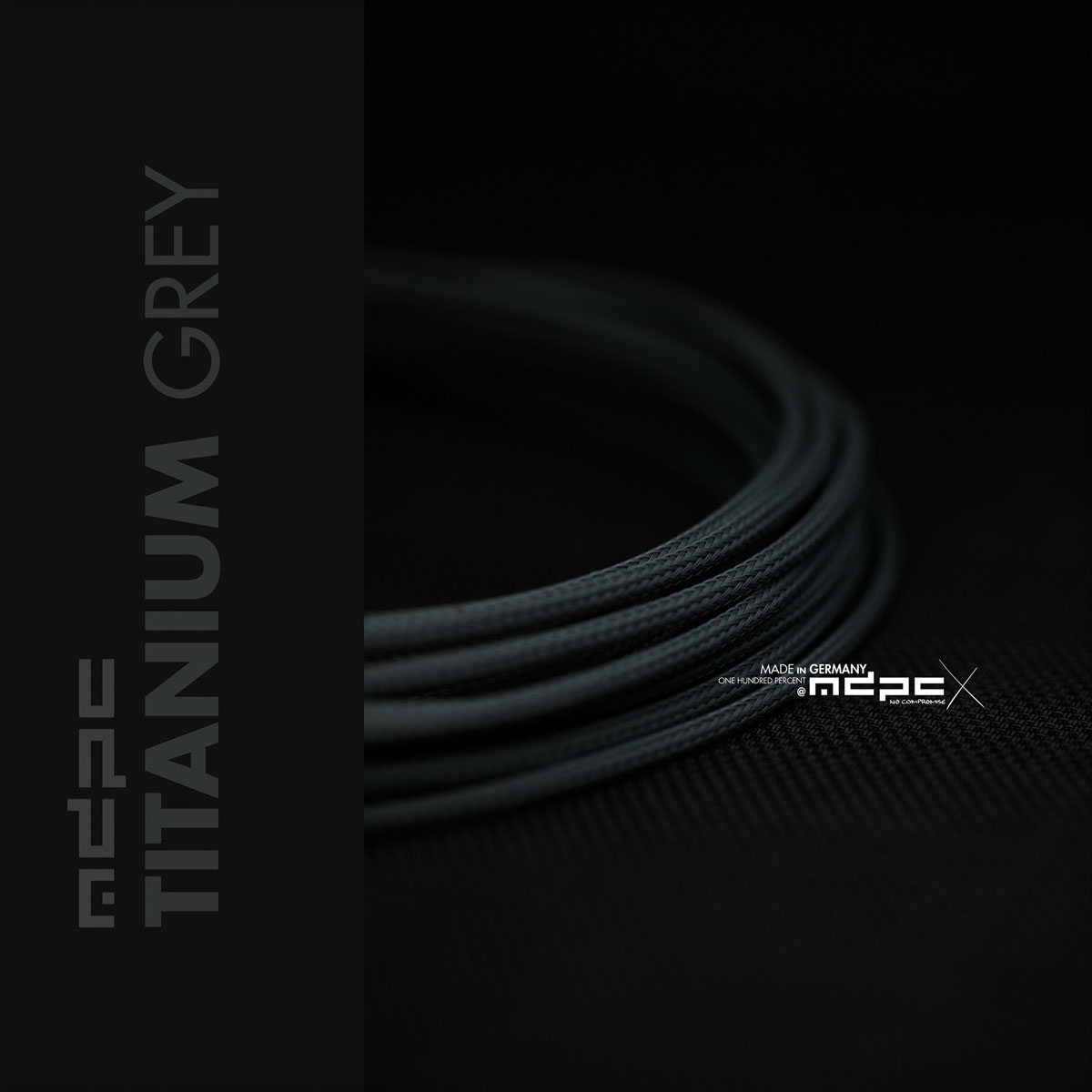 Titanium-Grey Cable Sleeving SMALL