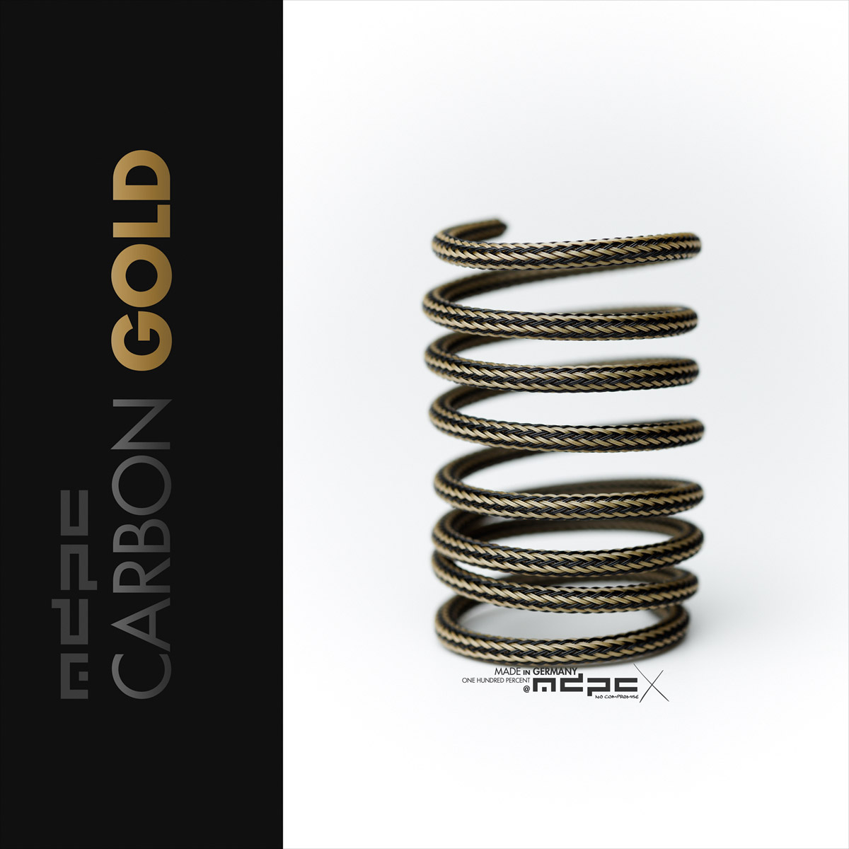 Carbon-Gold Sleeving MICRO
