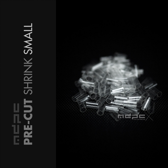 Clear PRECUT HeatShrink SMALL 100x MDPCX