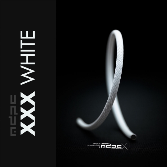 XXX-White Cable Sleeves MEDIUM