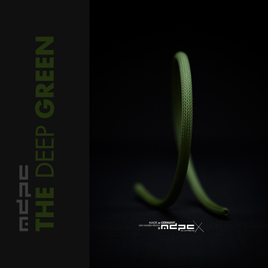 THE-Deep-Green Cable Sleeves MEDIUM