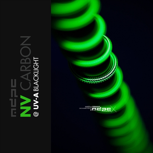 NV-Carbon Cable Sleeving SMALL