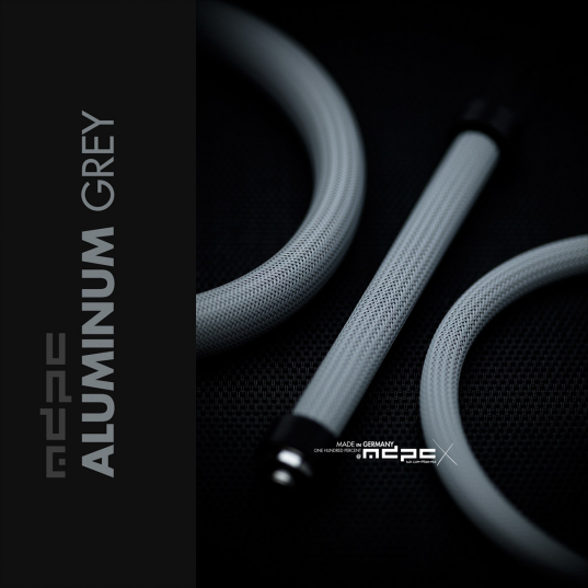 Aluminum-Grey Cable Sleeve BIG