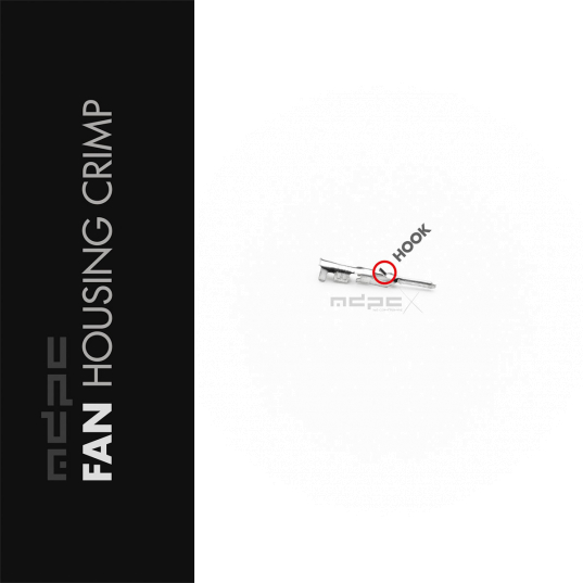 4-pin FAN HOUSING - 8 crimps