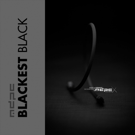 Blackest-Black Cable Sleeves MEDIUM