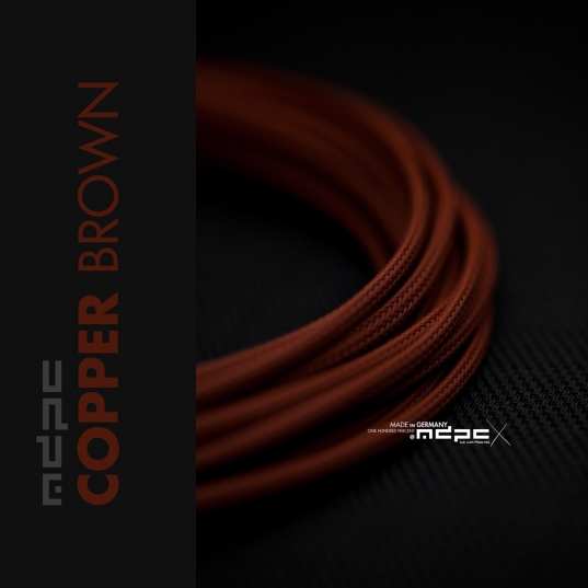 Copper-Brown Cable Sleeving SMALL 100m