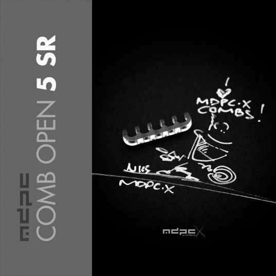 Cable-Combs TRANSPARENT Open-5-SR