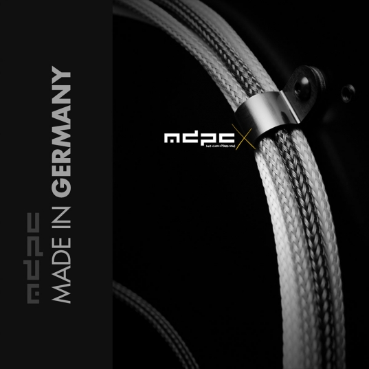 Black Cable Management Clip MEDIUM 10x