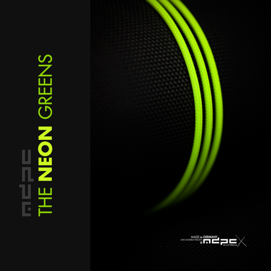 THE Neon-Greens Cable Sleeve XTC 100m