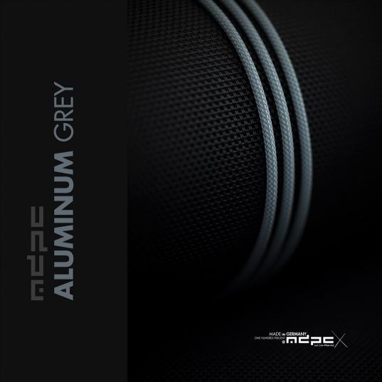 Aluminum-Grey Cable Sleeve XTC 100m
