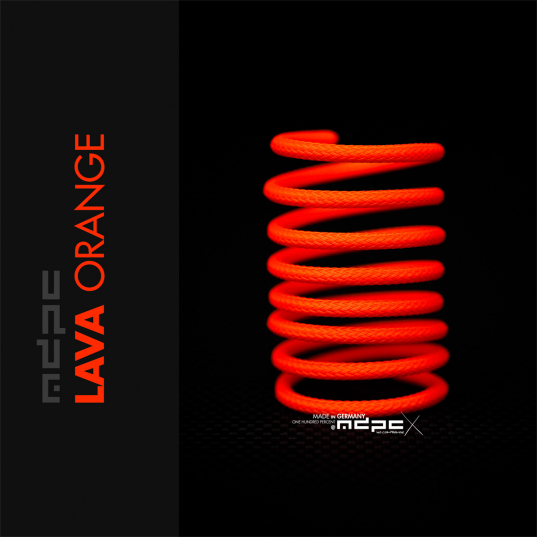 Lava-Orange Sleeving MICRO 100m