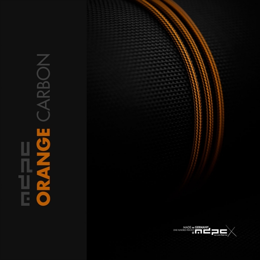 Orange-Carbon Cable Sleeve XTC