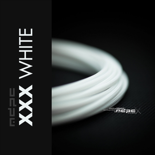 XXX-White Cable Sleeving SMALL 100m