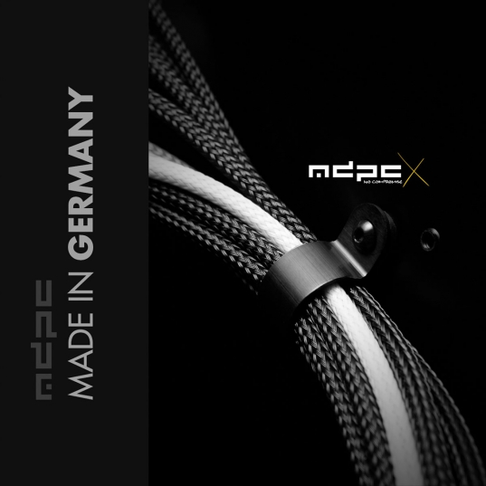 Black Cable Management Clip JUMBO 100x