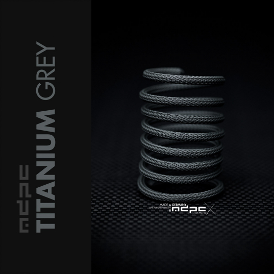 Titanium-Grey Sleeving MICRO 100m