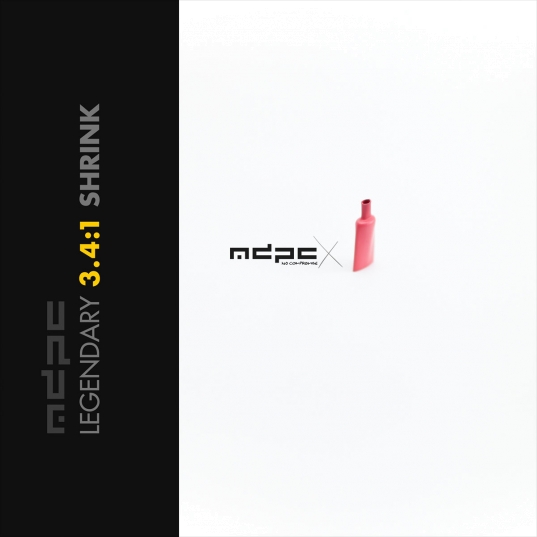 Light-Red Heat-Shrink 3.4:1 MEDIUM 100m