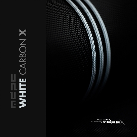 White-Carbon-X Cable Sleeve XTC