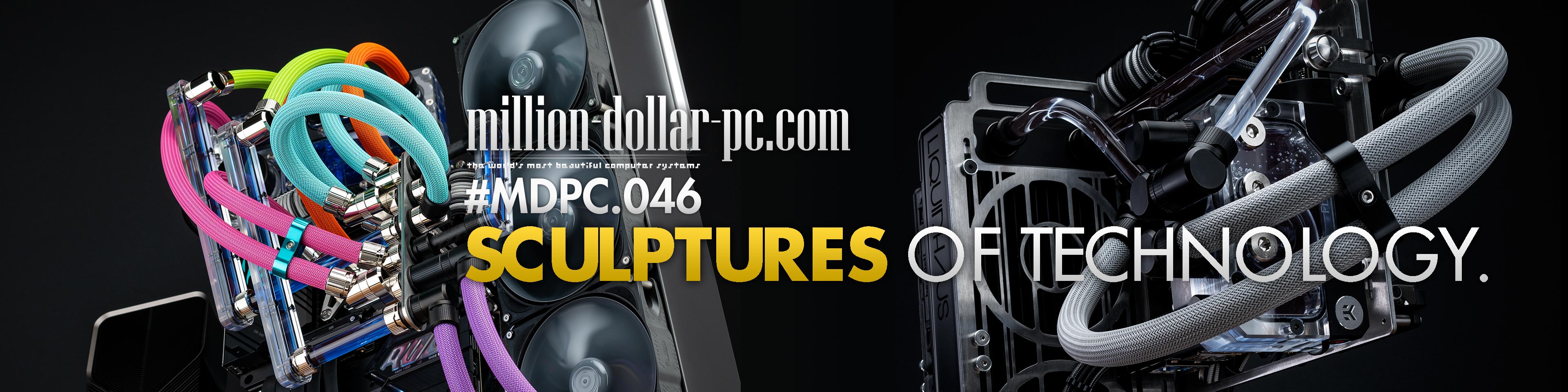 No case is the future. Sculptures of technology. Pure function. Million-Dollar-PC 046 by Liquidhaus.