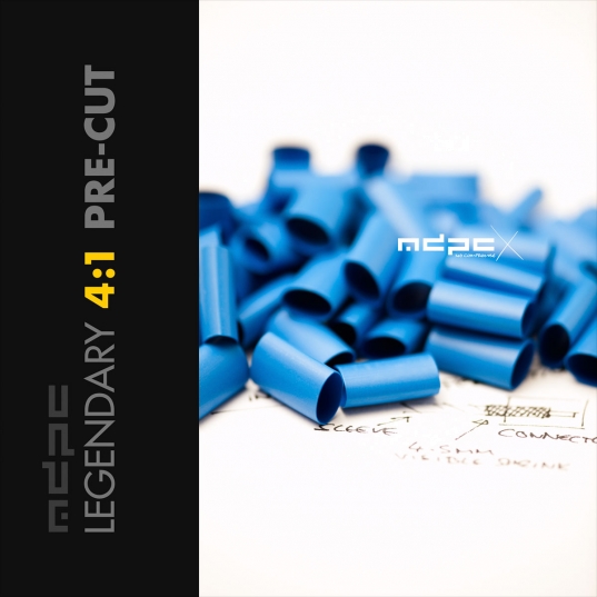 Blue PRE-CUT Heatshrink SMALL 100x