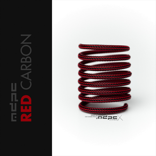 Red-Carbon Sleeving MICRO 100m