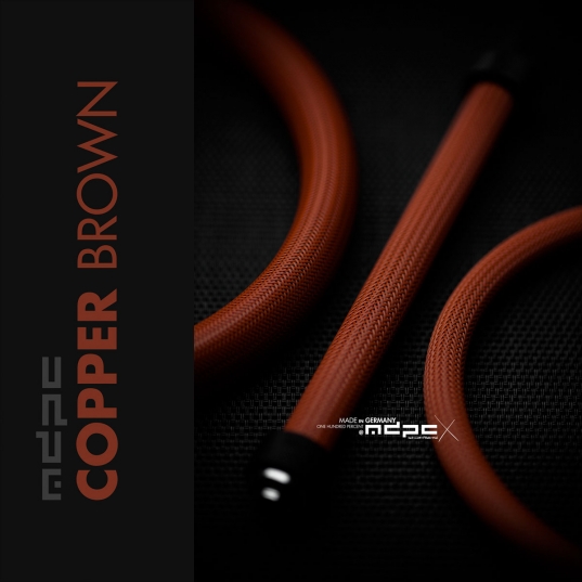 Copper-Brown Cable Sleeve BIG 100m
