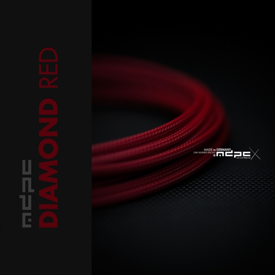 Diamond-Red Cable Sleeving SMALL 100m