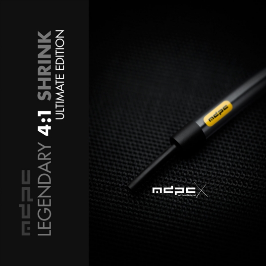 Black Heat-Shrink 4:1 MEDIUM 100m