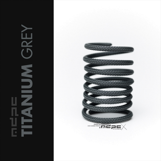 Titanium-Grey Sleeving MICRO 100m