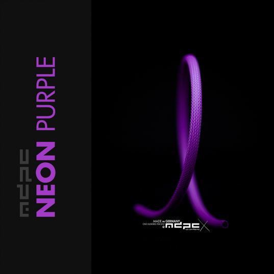 NEON-Purple Cable Sleeves MEDIUM