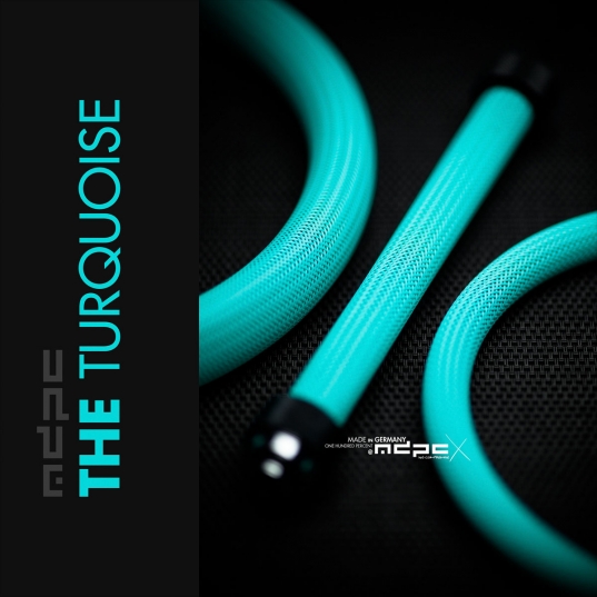 THE-Turquoise Cable Sleeve BIG 100m