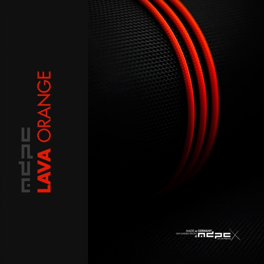 Lava-Orange Cable Sleeve XTC