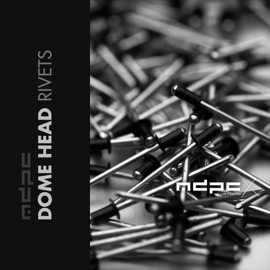 Black Rivet Dome Head 500x