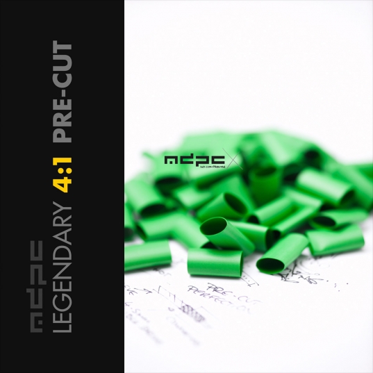 Green PRE-CUT Heatshrink SMALL 100x