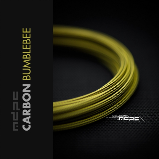 Carbon-Bumblebee Cable Sleeving SMALL