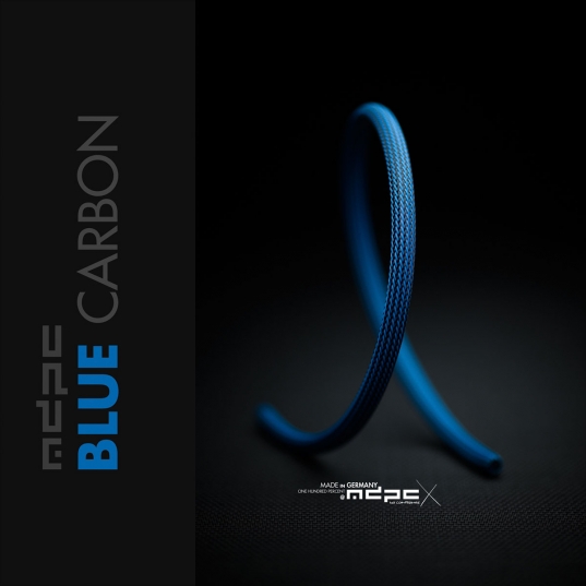 Blue-Carbon Cable Sleeves MEDIUM