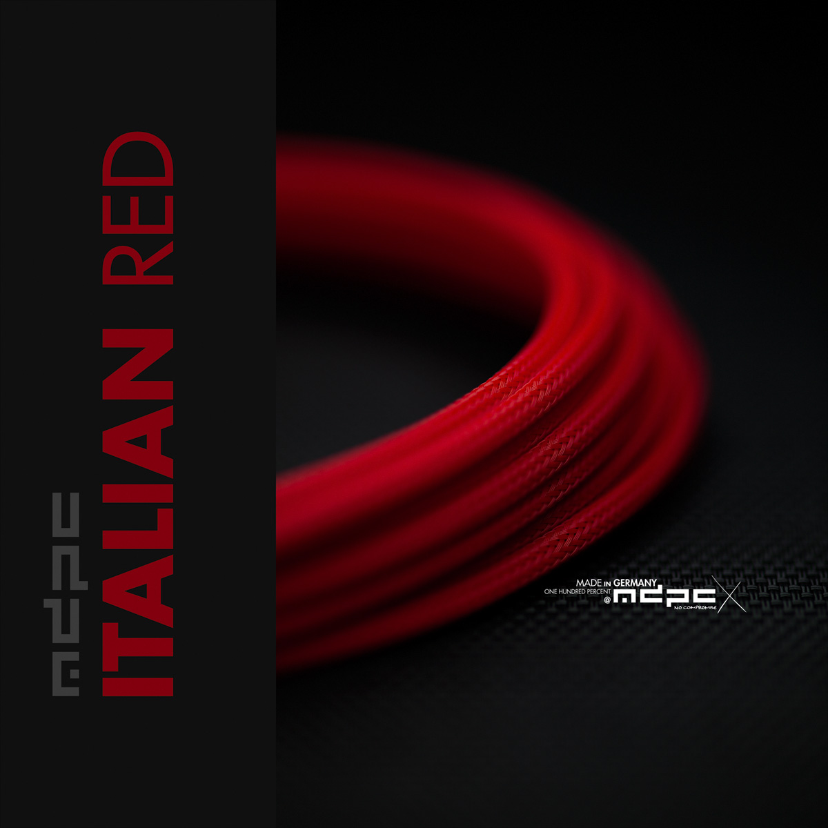 Italian Red Cable Sleeving SMALL MDPC X