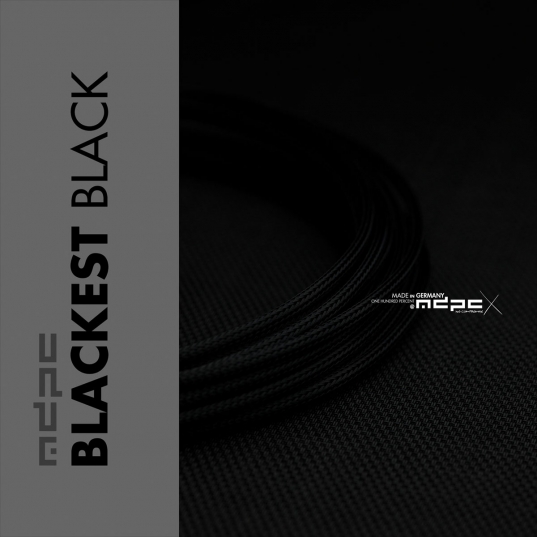 Blackest-Black Cable Sleeving SMALL 100m