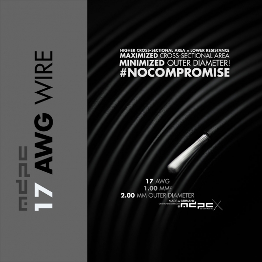 17-AWG hook-up wire BLACK